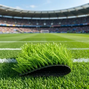 Infilled Football Soccer Field Artificial Grass Turf for Stadium or School Sports Playground CE Standard Synthetic Football Turf