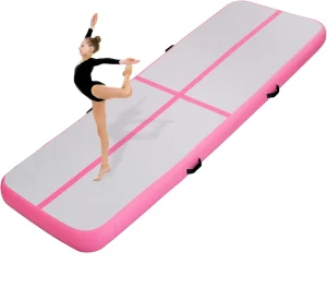 Inflatable Air Track Gym Mat Portable 3M Air Truck Mat Home Fitness Tumbling Training Without Electric Air Pump