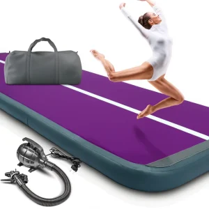 Inflatable PVC Waterproof Airtrack Tumble Gymnastics Mats Floor Tumbling Portable Training Airtrack Mat