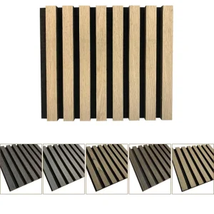Interior Decor Soundproof Wall Panel Wood Panels Wall Acoustic Wood Wall Panel for Recording Studio