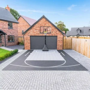 Interlocking Basketball Court Tiles Custom Multi Color Outdoor Modular Sports Surface Fast Assembly Non Toxic