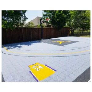 Interlocking Drainage Tiles for Sports Flooring and Basketball Courts