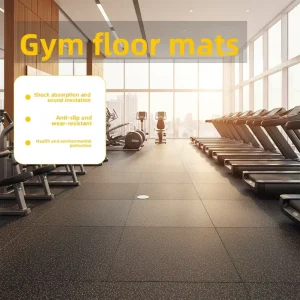 Interlocking EPDM SBR Rubber Gym Floor Tiles and Outdoor Garage Pavers