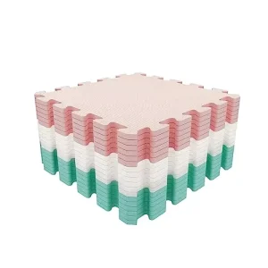 Interlocking EVA Foam Mats, Non-Slip, Waterproof, Multicolored Puzzle Exercise Mats for Gym and Home Workouts