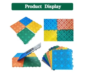 Interlocking Eco-Friendly Plastic Modular Tiles Anti-Slip Multi-Sport Basketball Court Flooring Indoor Outdoor