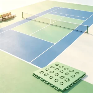 Interlocking Floor for Rough Ground Outdoor Tennis Courts