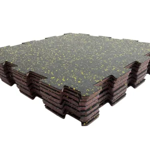 Interlocking GYM Rubber Floor Tiles