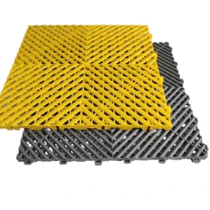 Interlocking Garage Floor Tiles 40cmX40cmX20mm PP Plastic Outdoor Sports Venues Hotels