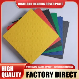 Interlocking Garage Plastic Flooring Injection Molding for Car Wash Grate Floor Tile Plastic Garage Floor Tiles