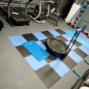 Interlocking Gym Flooring Waterproof Absorbing Foam Exercise Mats Puzzle Floor Tiles for Gym Equipment