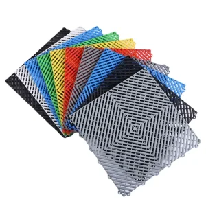 Interlocking Indoor Sport Court Floor Tiles PP 18mm Waterproof Anti Slip for Basketball Tennis Badminton Courts Click