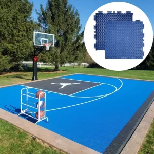 Interlocking Modular PVC Plastic Sports Floor Tiles for Basketball Gyms and Sports Halls