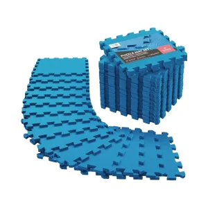 Interlocking Non-Slip EVA Soft Foam 9mm Thick 60cm Exercise Floor Mat Protective Ground Surface