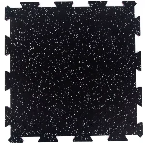 Interlocking Non-Slip Rubber Gym Floor Tiles Shock-Absorbing Flooring Mats for Sports, Martial Arts, and Training