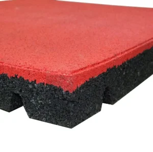 Interlocking Outdoor Rubber Flooring Tile for Playground Use