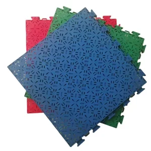 Interlocking Outdoor Sports Court Tile Artificial Grass for Backyard Volleyball & Basketball Easy Installation