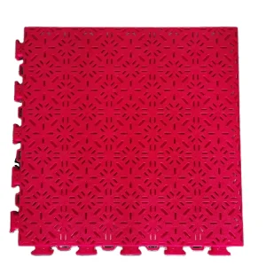 Interlocking Outdoor Sports Tiles for Basketball and Badminton Courts, Easy to Install