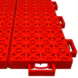 Interlocking Outdoor Waterproof Fireproof Durable Sports Flooring Badminton Court BWF Standardized Shock Absorption Eco Friendly