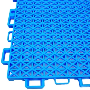 Interlocking PP Plastic Badminton Court Flooring Anti-Slip Shock Absorbing Surface