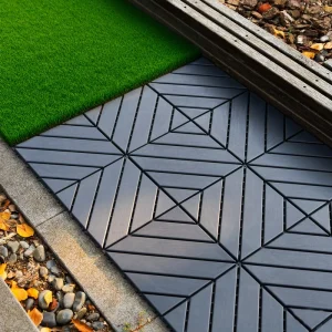 Interlocking PP Plastic Floor Tiles for Garage, Hotel, and Garden