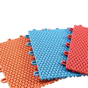 Interlocking PP Plastic Garage Floor Tiles for Sports Court, Backyard Basketball