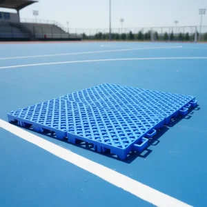 Interlocking PP Plastic Modern Floor Carpet Look Suspended Eco Sports Surface Anti Slip Fireproof Waterproof Drainage Outdoor