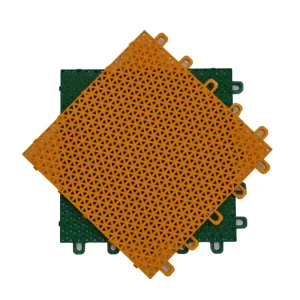 Interlocking PP Plastic Tiles for Outdoor Basketball and Badminton Courts Artificial Grass Flooring