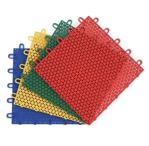 Interlocking PP Sports Court Tiles, Indoor and Outdoor, Anti-Slip Dirt-Resistant