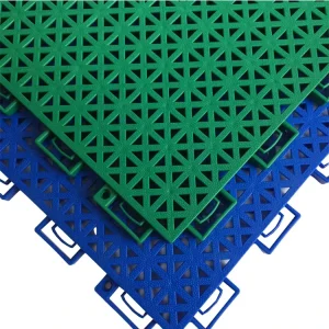 Interlocking PP Sports Court Tiles Waterproof Anti Slip Removable Modular Flooring for School and Hotel Outdoor Use