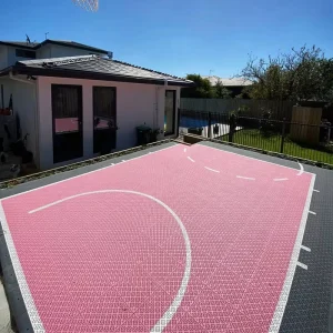 Interlocking PP Sports Floor Tiles Outdoor Basketball Court Flooring