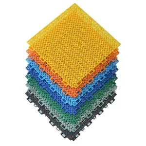 Interlocking PP Sports Flooring Tiles Square Carpet
