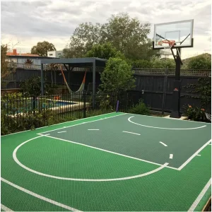 Interlocking PP Sports Flooring Tiles for Indoor Basketball and Football Artificial Grass Court Mats