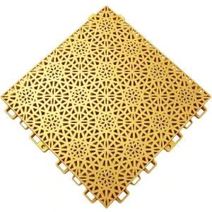 Interlocking PP Suspended Sports Tiles Lucky Star Design for Outdoor Playgrounds and Sports Venues