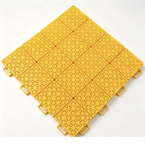 Interlocking PP Suspended Sports Tiles with Soft-Joint Design for Kindergartens and Outdoor Playgrounds
