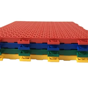 Interlocking PP Tiles for Mobile Outdoor Futsal and Volleyball Courts