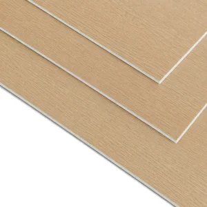 Interlocking PVC SPC Vinyl Plank Flooring Wood Grain Wear-Resistant Indoor Kitchen Bedroom Office School