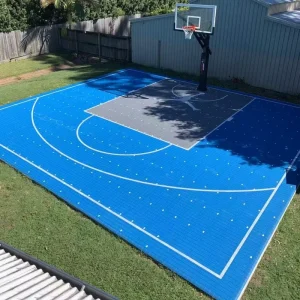 Interlocking PVC Vinyl PP Sports Pickleball Half Court Floor Tiles Outdoor Basketball Court Flooring
