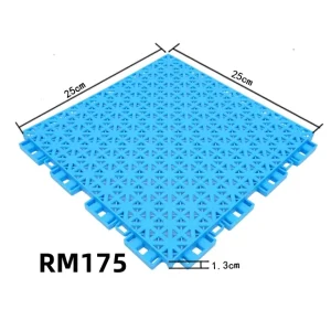 Interlocking Plastic Floor Tiles Eco Friendly Heavy Duty Basketball Gym High Traffic Resistance Public Sports Center Facility