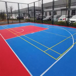 Interlocking Plastic Sports Court Flooring for Backyard Pickleball Courts
