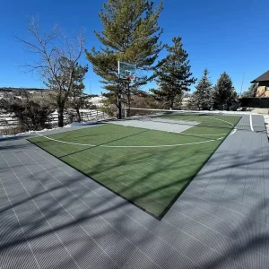 Interlocking Plastic Sports Flooring for Garden Residential Commercial Spaces – Eco-Friendly Durable Tiles for Volleyball Roller