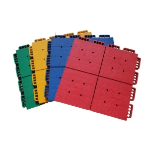 Interlocking Plastic Tartan Tennis Court Flooring Tiles