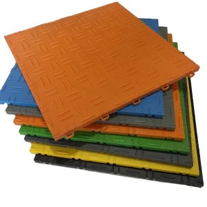 Interlocking Plastic Vinyl PVC Garage Flooring Tiles Tiles Floor Slab Diamond Garage Floor PVC Floor Mat