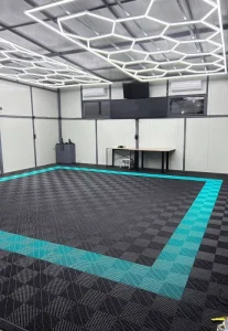 Interlocking Polypropylene Garage Mats for Auto Detailing 4S Car Wash Shop Easy-Click