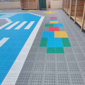 Interlocking Polypropylene Sports Tiles Heavy Duty Anti-Slip for Basketball and Gym Use