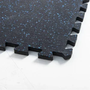 Interlocking Puzzle Rubber Floor Mats Waterproof Rubber Flooring Tiles for Home and Commercial Gyms