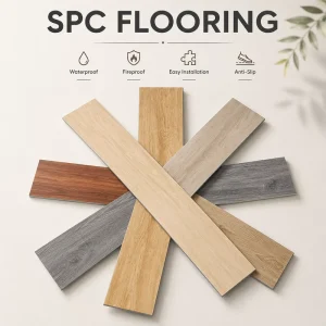 Interlocking Pvc Floor Tiles SPC Herringbone Design Stable Core Scratch Resistant Easy Install Kitchen Bathroom Factory Export