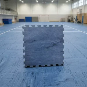 Interlocking Rubber Floor Tiles Shock Absorbing Non-Slip for Gym Playground and Fitness Courts