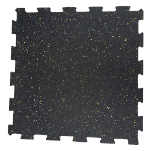 Interlocking Rubber Flooring Tiles for Indoor Gyms, 10 mm
