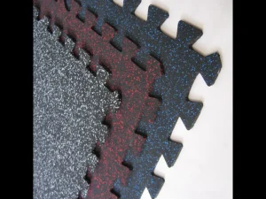 Interlocking Rubber Gym Floor for Crossfit Gyms Jigsaw Mat