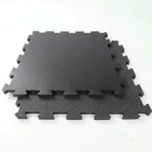 Interlocking Rubber Mats Non-Slip Shock Absorption Sports Flooring Tiles for Indoor Gym Weightlifting Stadium Fitness Center